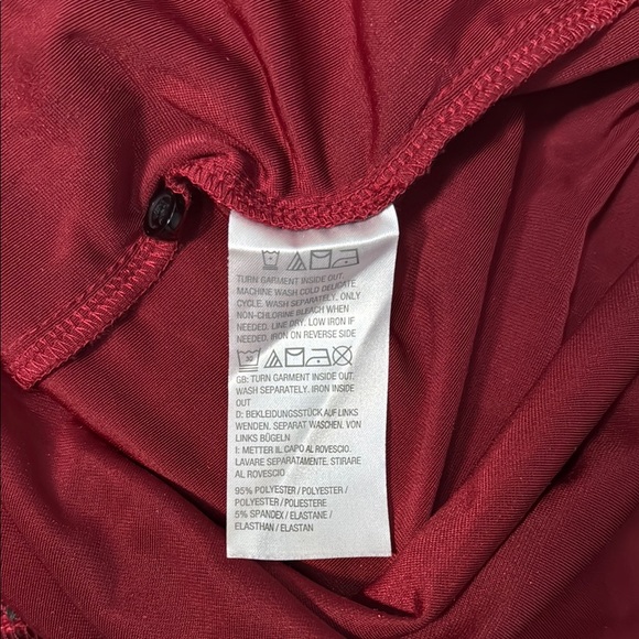 Belle by Kim Gravel Women’s Red Velvet Plaid Button Down Top Sz L - Picture 5 of 5